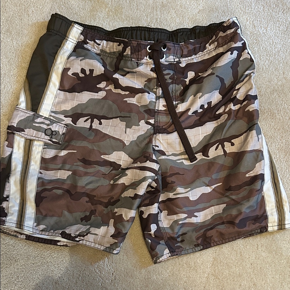 OP Camouflage Swim Trunks